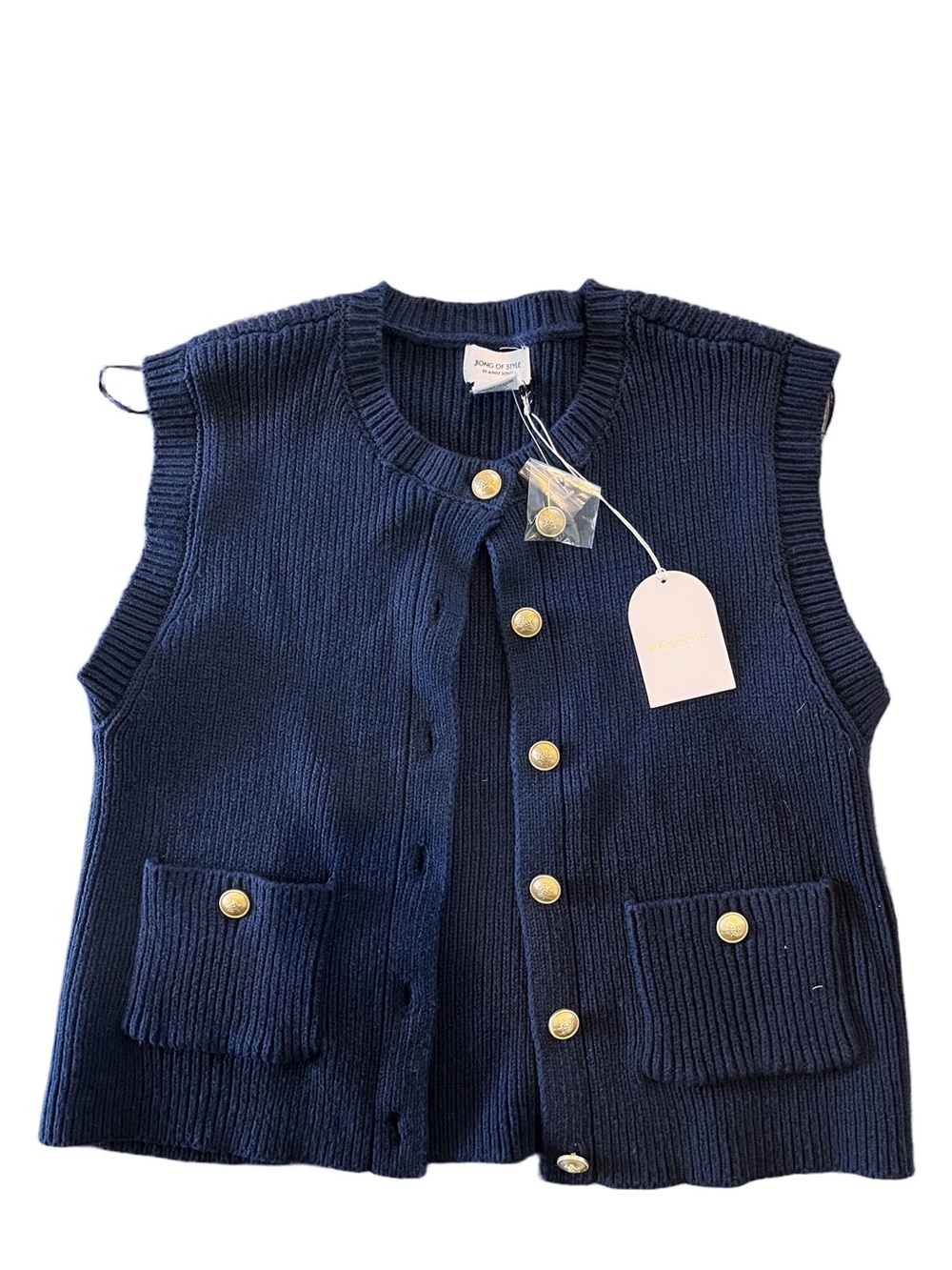 NWT song of style knit vest